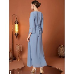 Robe de soirée élégante Bleu Clair