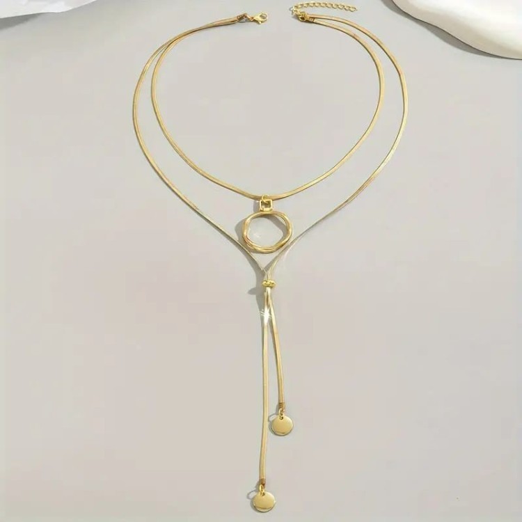 Collier Double Stanless