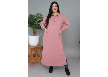Robe longue décontractée Hiver - ROSE