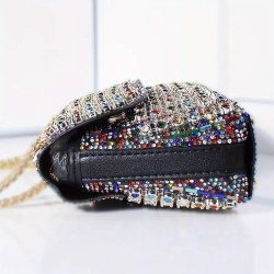 Sac a main perle multicolore