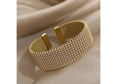 Bracelet Maille Chic plaqué or 18K