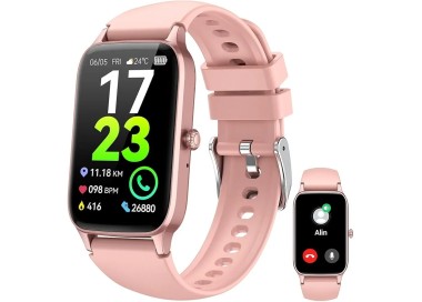 Smartwatch Montre Connectée Femme 1.57"- IOS et Android - Rose Doré - NEUVE