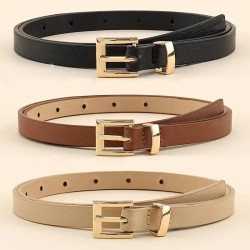 Lot de 3 Ceintures Fines Femme