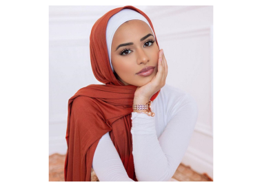 Foulard Coton Orange