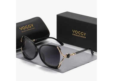 Lunettes de soleil Tendance NOIR et DORE