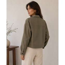 Veste Femme Chic Vert KAKI - Taille 36