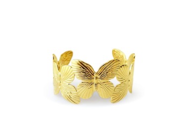 Bracelet Acier Tendance - Papillon