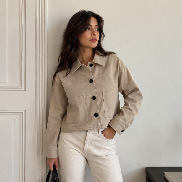 Veste Femme Chic CREME