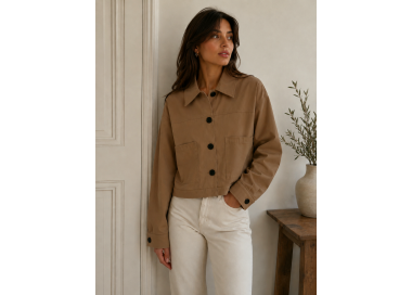Veste Femme Chic MARRON CLAIR