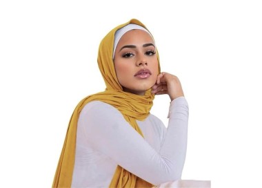 Foulard Coton _  Jaune
