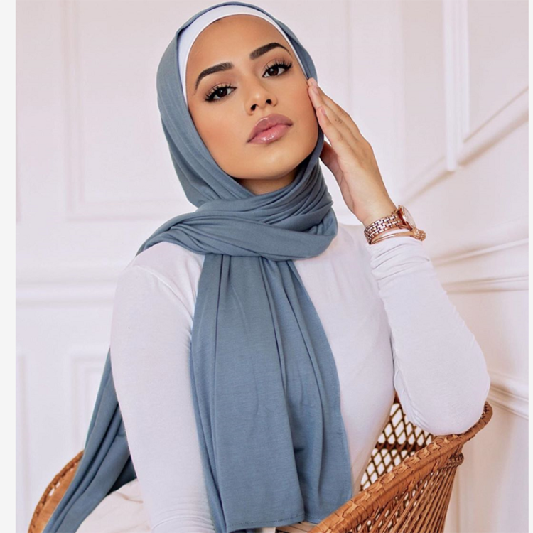 Foulard Coton _ Bleu