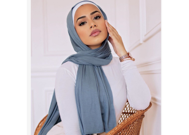 Foulard Coton _ Bleu