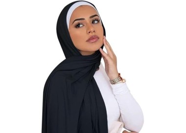 Foulard Coton _ Noir