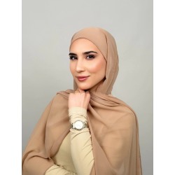 Foulard Chiffon _ Cappuccino
