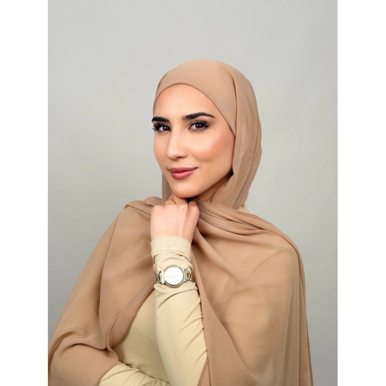 Foulard Chiffon _ Cappuccino