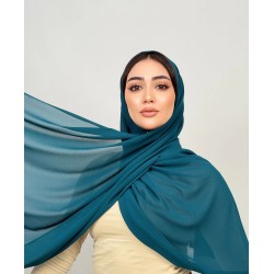 Foulard Chiffon _ Turquoise
