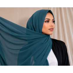 Foulard Chiffon _ Turquoise
