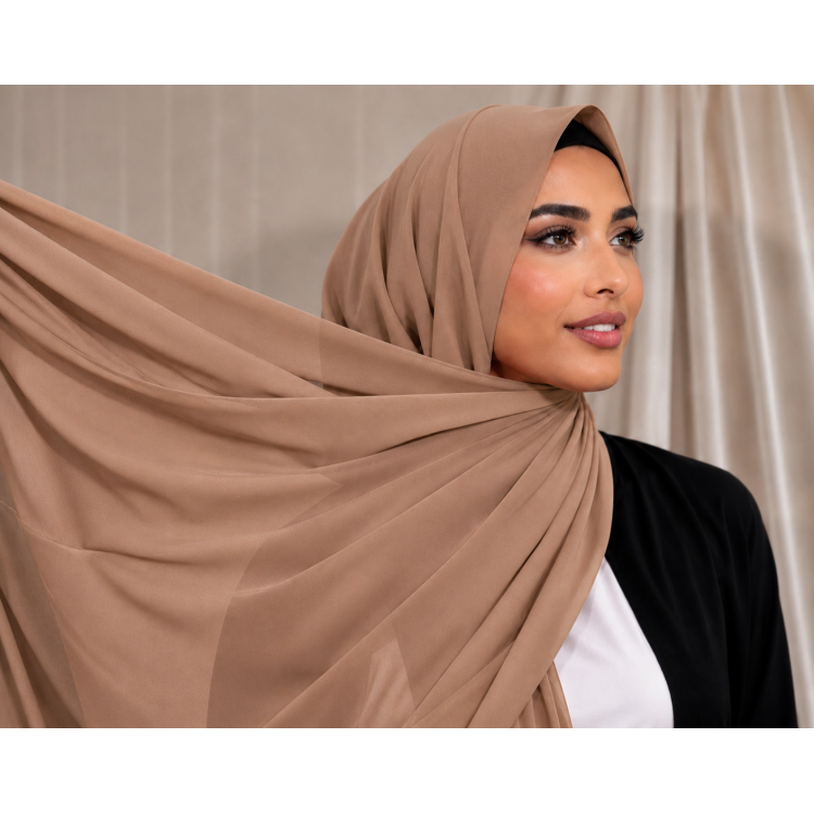 Foulard Chiffon _ Cappuccino