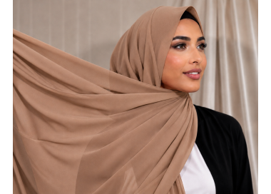 Foulard Chiffon _ Cappuccino