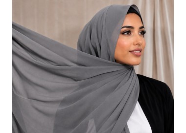 Foulard Chiffon _ Gris