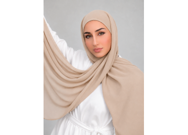 Foulard Chiffon _ Beige