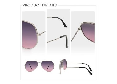 Lunette de soleil Femme et  Homme, Anti UV Lunette de Soleil Polarisante avec Verres